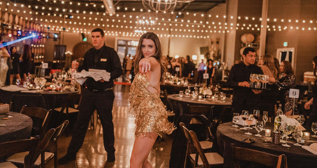 Private event dance party at domenico winery san carlos