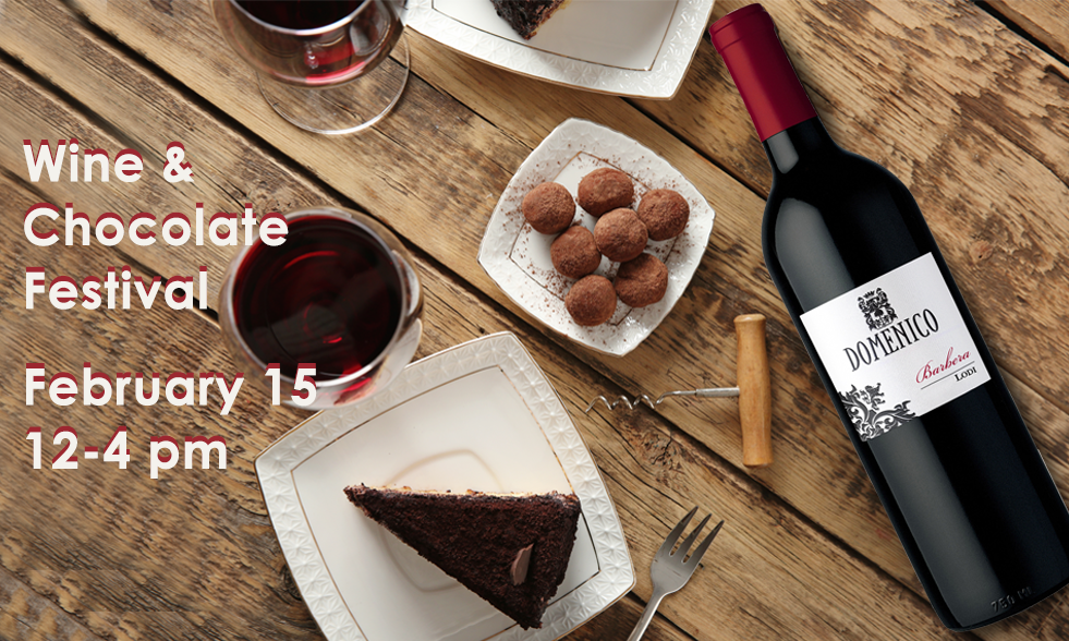 Wine and Chocolate Festival Domenico Winery + Osteria