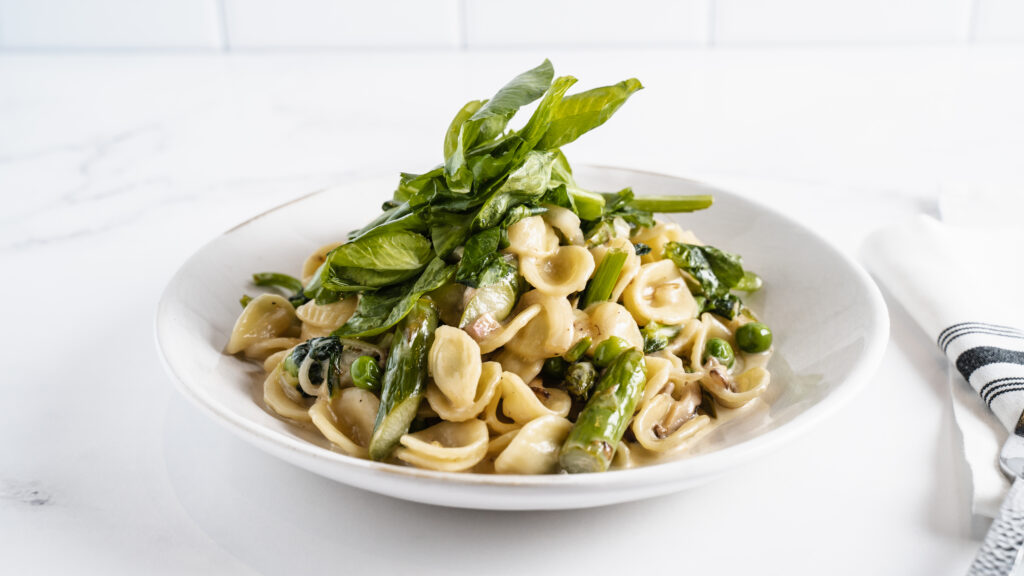 Veggie Orecchiette Pasta from Osteria at Domenico Winery