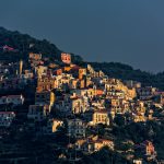 A small hillside town in Campania, Italy