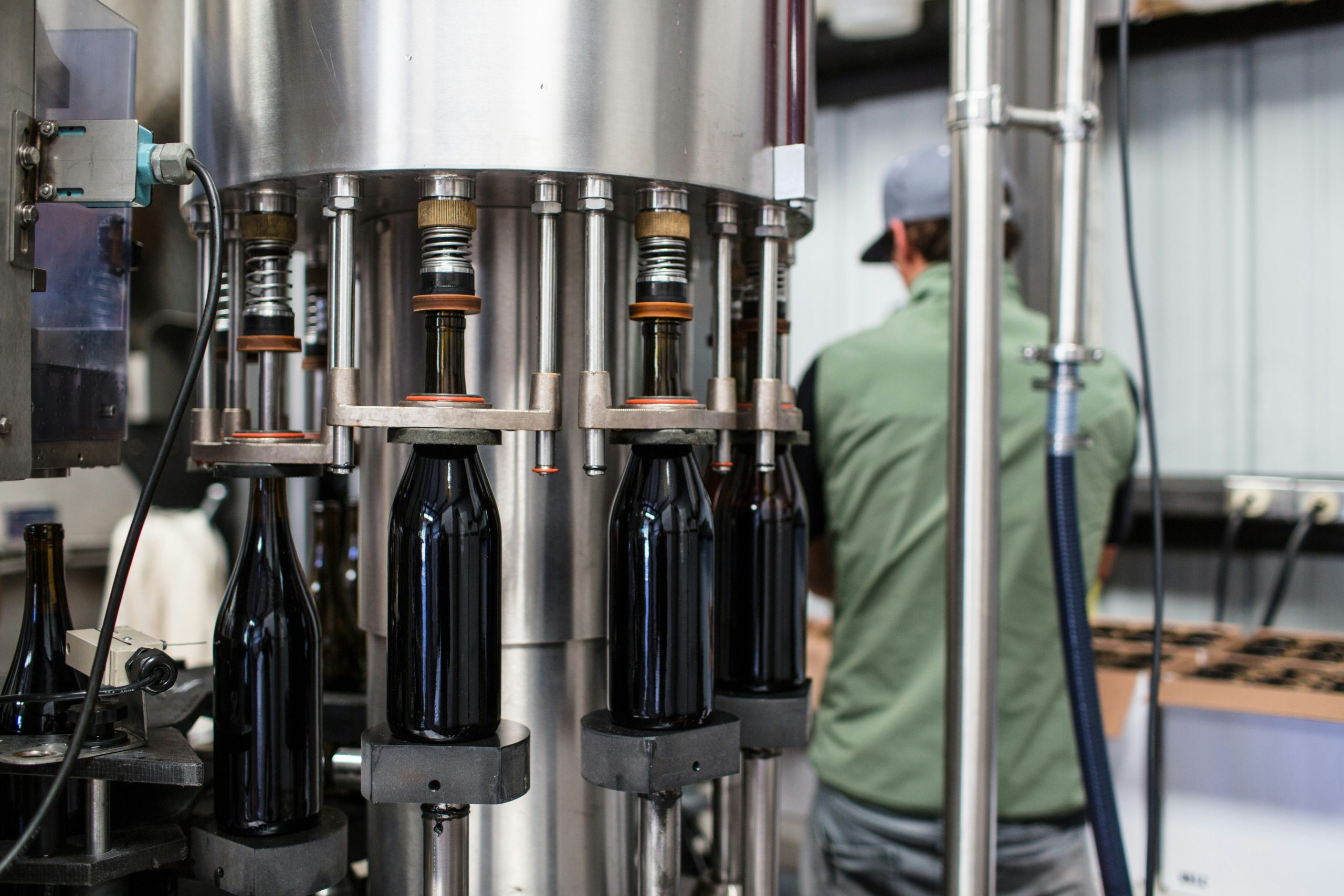 What happens in a winery during the winter: bottling