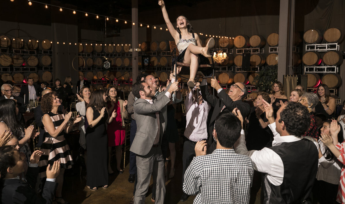 Bar mitzvah celebration at domenico winery san carlos