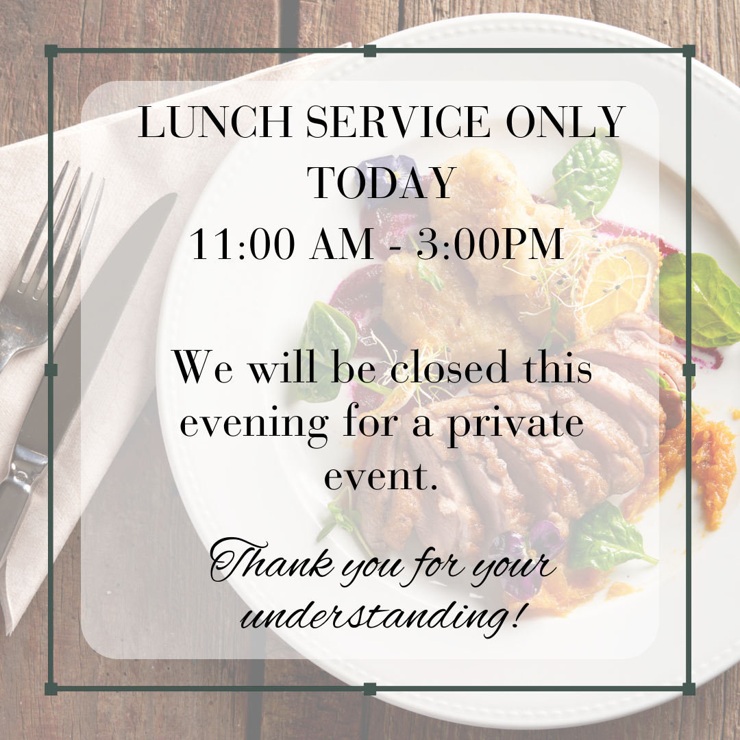 Osteria restaurant at Domenico Open to service lunch on the 28th March 2026